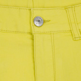 Къси панталони за момиче, жълти Benetton 157289 3