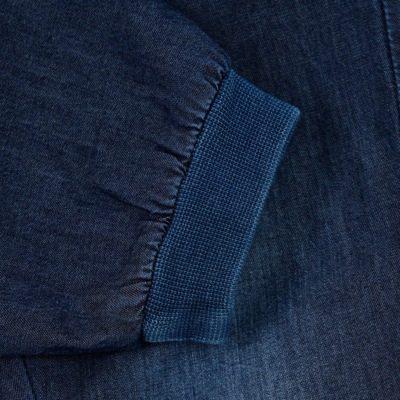 Памучни панталони за бебе сини Benetton 157336 3