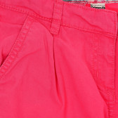 Памучен панталон с права кройка за момиче, розов Tape a l'oeil 157351 2