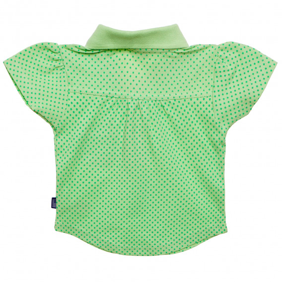 Блуза за бебе за момиче зелена Original Marines 157526 4