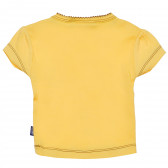 Тениска за бебе за момиче жълта Original Marines 157615 4