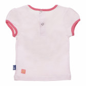 Памучна тениска за бебе за момиче розова Original Marines 157625 4