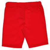 Памучен панталон червен за момче Disney 157695 2