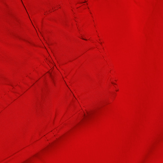 Памучен панталон червен за момче Disney 157697 4