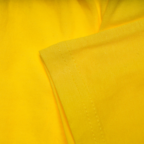 Памучен панталон жълт за момче Disney 157716 3