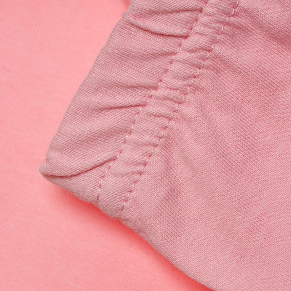 Памучен панталон за бебе розов Disney 157720 3