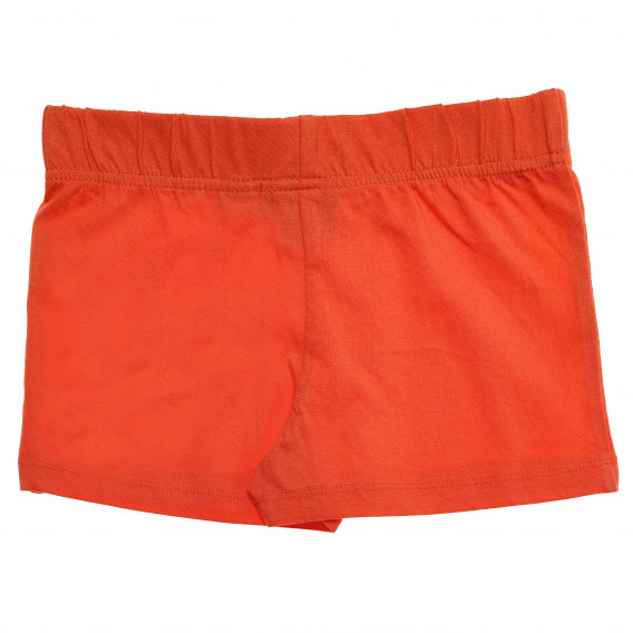 Памучен панталон оранжев за момиче Fashion Girl 157730 4