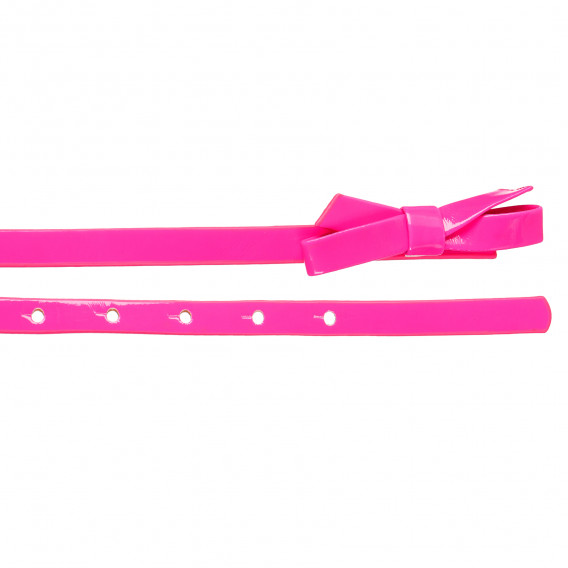 Лачен розов колан за момиче Benetton 157952 2