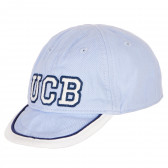 Памучна шапка синя за момче Benetton 158005 2