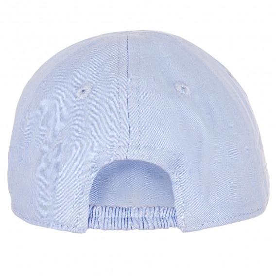 Памучна шапка синя за момче Benetton 158006 3