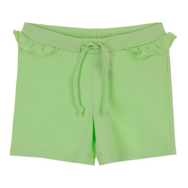 Къси панталони бебе за момиче зелени  158171