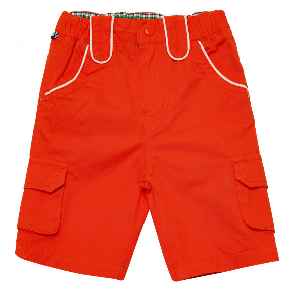 Къси панталони за бебе за момиче оранжеви Original Marines 158346 