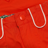 Къси панталони за бебе за момиче оранжеви Original Marines 158349 4