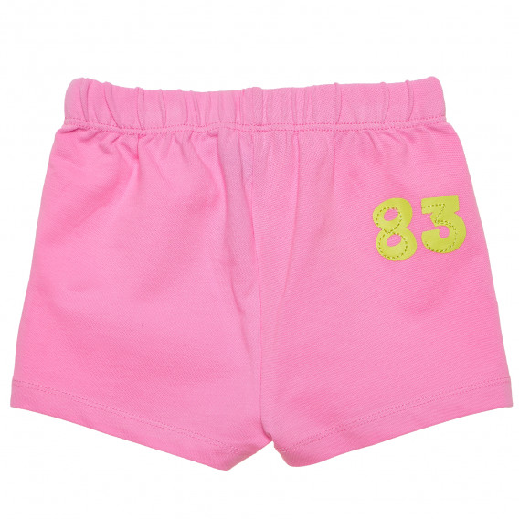 Къси панталони за момиче розови Original Marines 158399 3