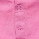Памучна тениска за бебе за момиче розова Original Marines 158859 3