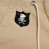 Памучен панталон за момче бежов Original Marines 159082 2