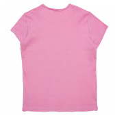 Памучна тениска за момиче розова Original Marines 159329 4