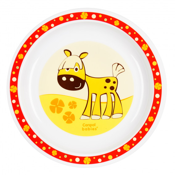 Чинийка - жълто магаре, пластмаса Canpol 159541 