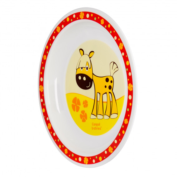 Чинийка - жълто магаре, пластмаса Canpol 159543 3