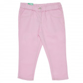 Панталони розови за момиче Benetton 159894 