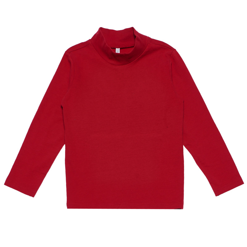Памучна блуза за момиче червена  160331