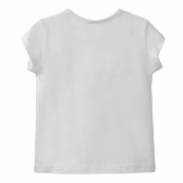Памучна блуза за бебе момиче бяла Benetton 160422 4