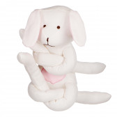Текстилна играчка зайче бяла Benetton 160658 