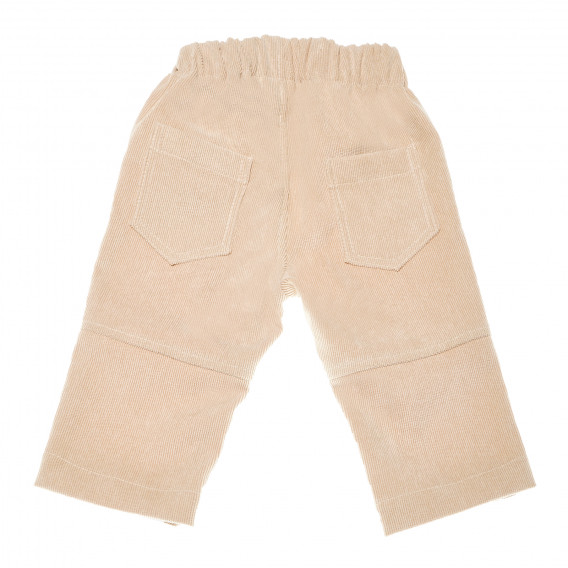 Памучни къси панталони от кадифе оранжеви Aletta 161094 2
