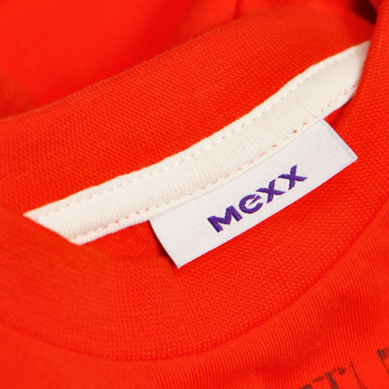 Памучна блуза с нежна щампа червена MEXX 161114 3