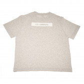 Памучна тениска за момче сива C.P. Company 161132 2