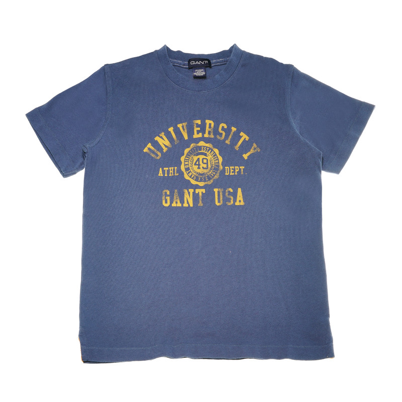 Памучна тениска за момче синя  161153