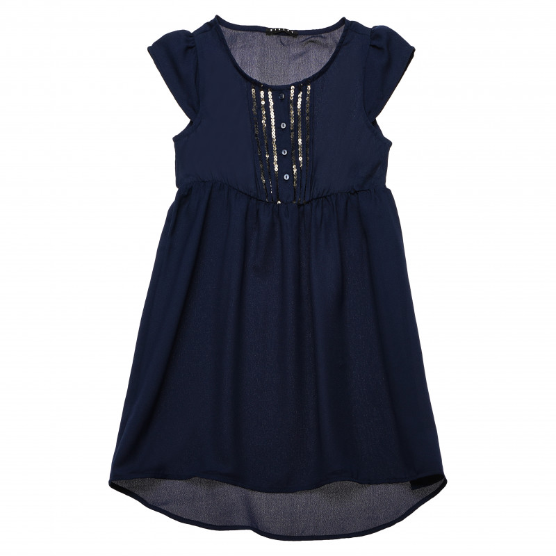Памучна рокля синя за момиче  161405