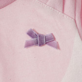 Памучна блуза с дълъг ръкав за бебе за момиче розова Benetton 161450 5