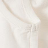 Блуза  с надпис за момиче, бяла Benetton 161912 6