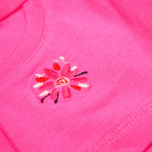 Памучна рокля за момиче розова Naf Naf 162042 4