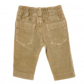 Памучен панталон за бебе за момче бежов Aletta 162050 2
