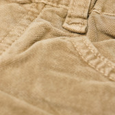 Памучен панталон за бебе за момче бежов Aletta 162051 3