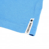 Памучна тениска за момче синя Chevignon 162125 3