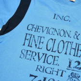 Памучна тениска за момче синя Chevignon 162126 4