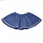Памучна пола за момиче синя Naf Naf 162158 