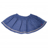 Памучна пола за момиче синя Naf Naf 162159 2