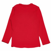 Комплект блуза и панталон с коледни мотиви, червени Idexe 163328 3