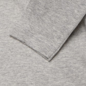 Памучна блуза с дълъг ръкав сива Benetton 164005 3