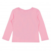 Памучен комплект блуза и панталон за бебе за момиче розови Disney 164734 3