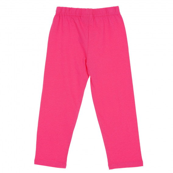 Памучен комплект блуза и панталон за бебе за момиче розови Disney 164736 4