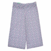 Памучни панталони с флорален принт Benetton 164888 