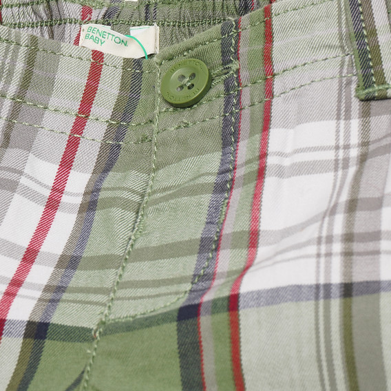 Памучни панталони многоцветни за момче Benetton 165226 4