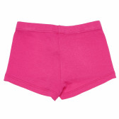 Памучни къси панталони розови за момиче Benetton 165406 2