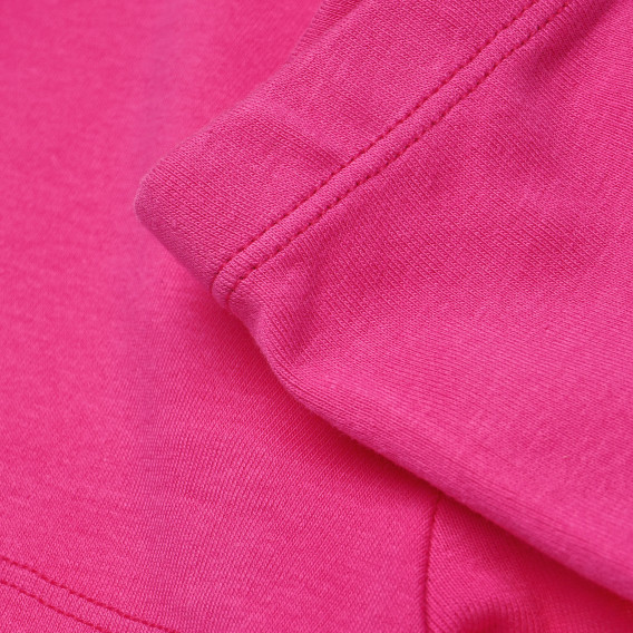 Памучни къси панталони розови за момиче Benetton 165407 3
