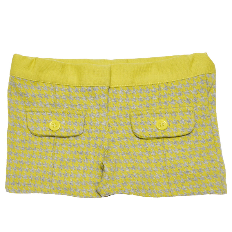Къси панталони за бебе за момиче жълти  165522
